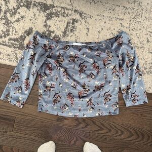 Tilly's blue top spring